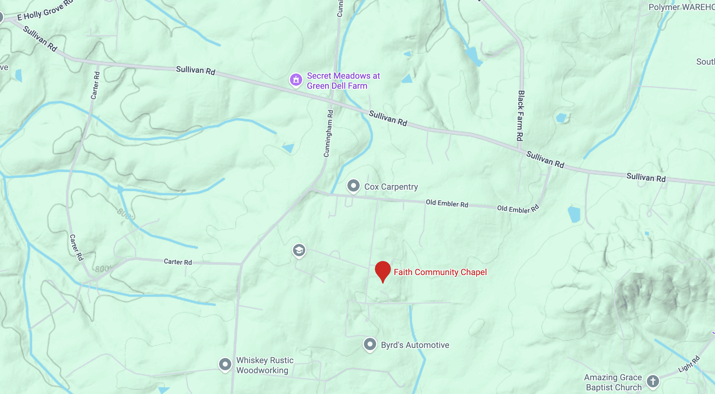 Direction to Faith Community Chapel